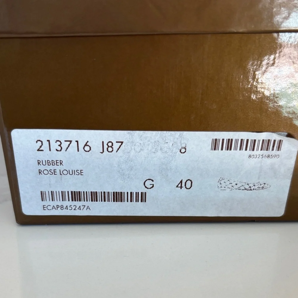 Authentic Gucci Yellow GG Rubber Jelly Ballet Flats EU 40 (US 9.5-10) NIB - Picture 14 of 15